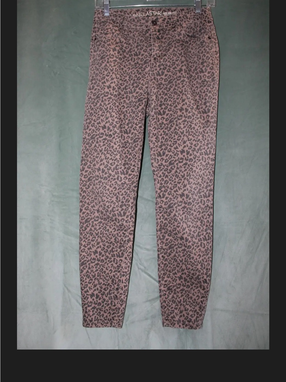 Vanilla Star Leopard Low Rise Skinny Jeans 🌵27